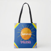 Groovy Summer Dreams Sunshine Tote Bag (Voorkant)