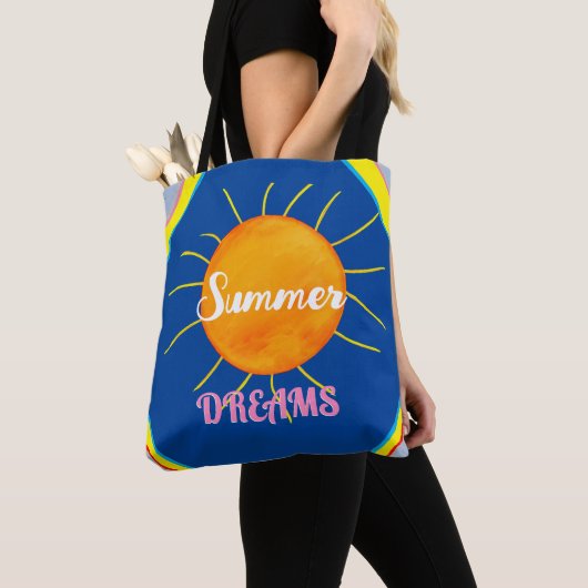 Groovy Summer Dreams Sunshine Tote Bag (Dichtbij)