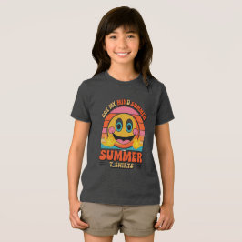 Groovy Summer Vibes Smiley T-shirt
