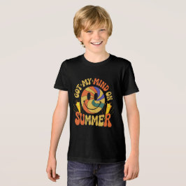 Groovy Summer Vibes Smiley T-shirt