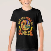 Groovy Summer Vibes Smiley T-shirt (Voorkant)