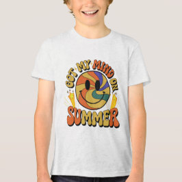Groovy Summer Vibes Smiley T-shirt
