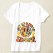 Groovy Summer Vibes Smiley T-shirt (Laagn)