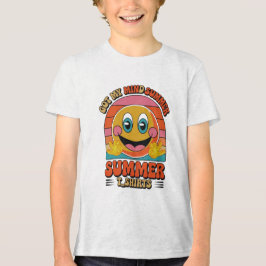Groovy Summer Vibes Smiley T-shirt
