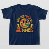 Groovy Summer Vibes Smiley T-shirt (Laagn)