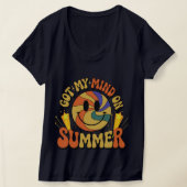 Groovy Summer Vibes Smiley T-shirt (Laagn)