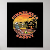 Groovy Summerween voor verfrissende Heat Classic Poster (Voorkant)
