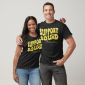 Groovy Support Squad Bewustzijn Kinderkanker T-shirt (Unisex)