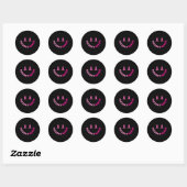 Groovy Support Squad Borstkanker Bewustzijn 2 Sid Ronde Sticker (Vel)