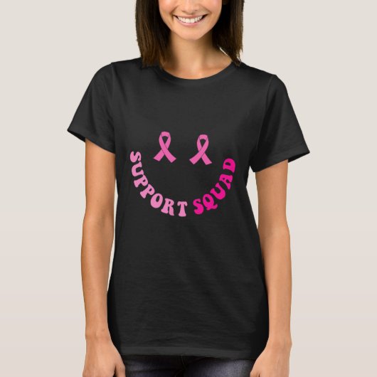 Groovy Support Squad Borstkanker Bewustzijn 2 Sid T-shirt (Voorkant)
