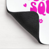 Groovy Support Squad Borstkankerbewustzijn We We Muismat (Hoek)