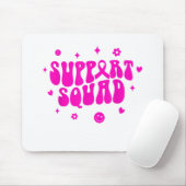 Groovy Support Squad Borstkankerbewustzijn We We Muismat (Met muis)