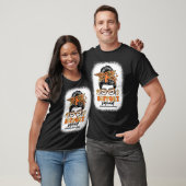 Groovy Support Squad Bun Leukemia Awareness T-shirt (Unisex)