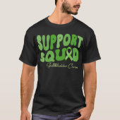Groovy Support Squad Galblaas Kankerbewustzijn T-shirt (Voorkant)
