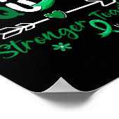 Groovy Support Squad Green Ribbon Leverkanker AWA Poster (Hoek)
