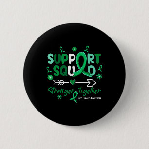 Groovy Support Squad Green Ribbon Leverkanker AWA Ronde Button 5,7 Cm