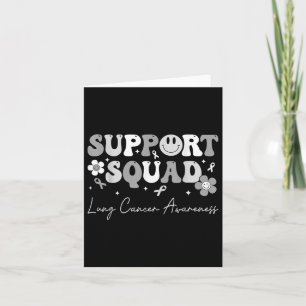 Groovy Support Squad Lung Cancer Awareness White R Kaart