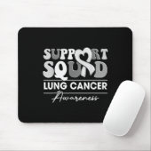 Groovy Support Squad White Ribbon Longkanker Award Muismat (Met muis)