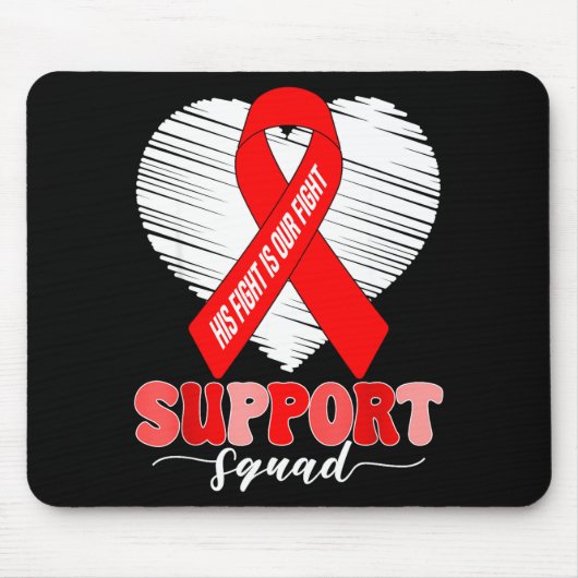 Groovy Support Squad Zijn Strijd Is Onze Strijd Ha Muismat (Voorkant)
