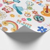 GROOVY SWIFT-STIJL DECORATIE   CADEAUPAPIER (Hoek)