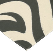 Groovy Swirl Black and Cream Tablecloth Tafelkleed (Gekanteld)
