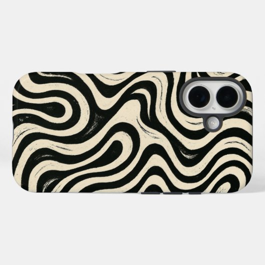 Groovy Swirl Phone case (Achterkant (horizontaal))