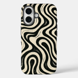 Groovy Swirl telefoonhoesje iPhone 16 Hoesje