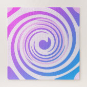 Groovy Swirls uitdagend Jigzaag Puzzle Legpuzzel (Verticaal)