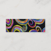 Groovy Swirls ~ Visitekaartje (Voorkant)