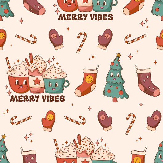 Groovy Table Runner Retro Pastel Holiday Magic Lange Tafelloper