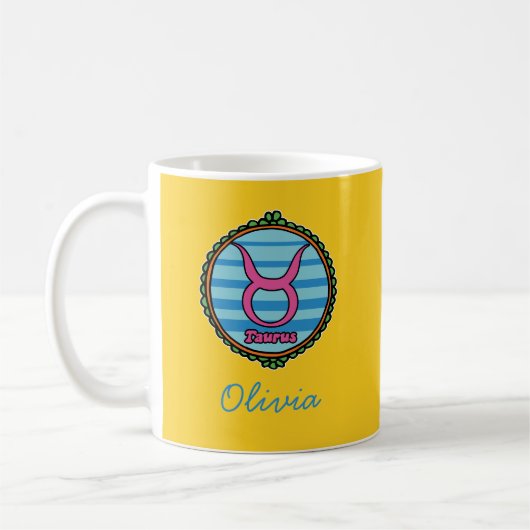 Groovy Taurus Custom Koffiemok (Links)