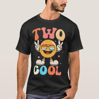 Groovy TCool 2 Jaar Oud 2e Verjaardag Jongens Meis T-shirt
