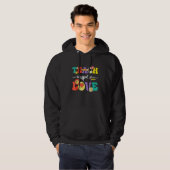 Groovy Teach Inse Love Preschool Back To School Te Hoodie (Voorkant volledig)