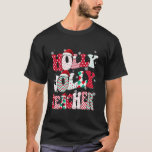 Groovy Teacher Christmas Santa Teachers Mannen T-shirt<br><div class="desc">Groovy Teacher Christmas Santa Teachers Mannen Vrouwen</div>