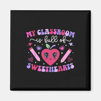 Groovy Teacher Valentijn Teaching Valentijnsdag Magneet