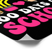 Groovy Teacher Valentijn Terug naar School 100 Dag Poster (Hoek)