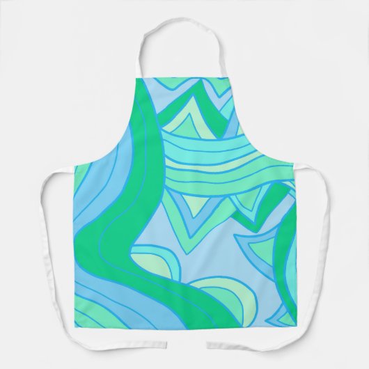 Groovy Teal Schort (Voorkant)