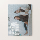 Groovy tekstoverlay bruidsmeisje eer foto huwelijk legpuzzel (Verticaal)