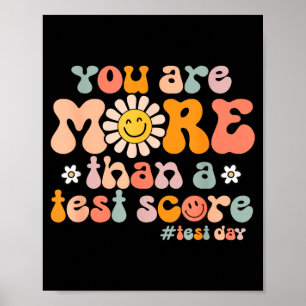 Groovy Test Dag Meer Dan Een Testscore Leraar Poster