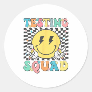 Groovy Test Dag Testteam Motivatie Docent S Ronde Sticker