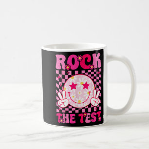 Groovy Test Day Rock De Test Glimlach Hippie Pink Koffiemok