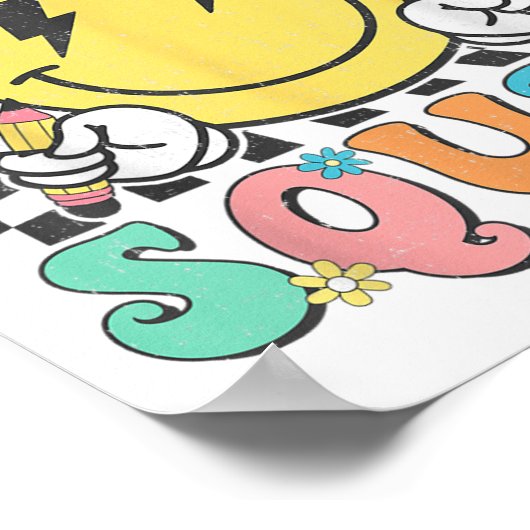 Groovy Test Day Testing Squad Motivation Teacher S Poster (Hoek)