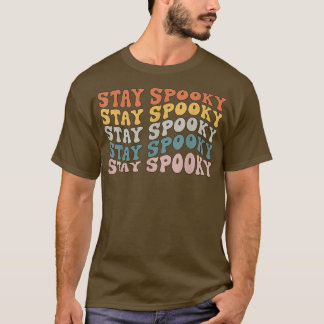 Groovy tet  decor retro halloween grappige sta t-shirt