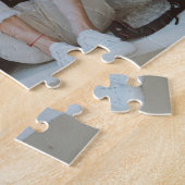 Groovy Text Overlay Bridesmaid Photo proposal Kaar Legpuzzel (Zijkant)