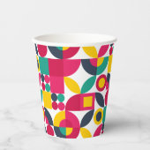 Groovy Theme Party Papieren Bekers (Voorkant)