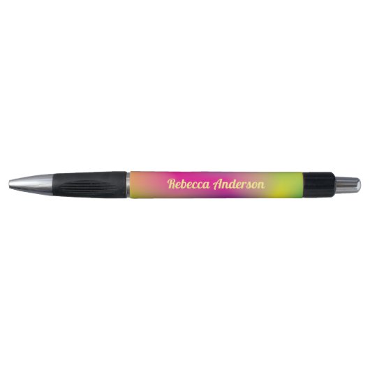 Groovy Tie Dye Aangepaste naam Pen (Voorkant)
