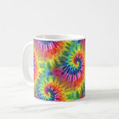 Groovy Tie Dye Hippie Style Mok (Voorkant links)
