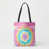 Groovy Tie Dye Tote Bag (Voorkant)