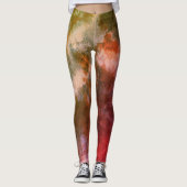 Groovy Tie-kleurstof Leggings (Voorkant)
