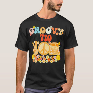 Groovy Tio Bijpassende Familie Baby shower Vader's T-shirt